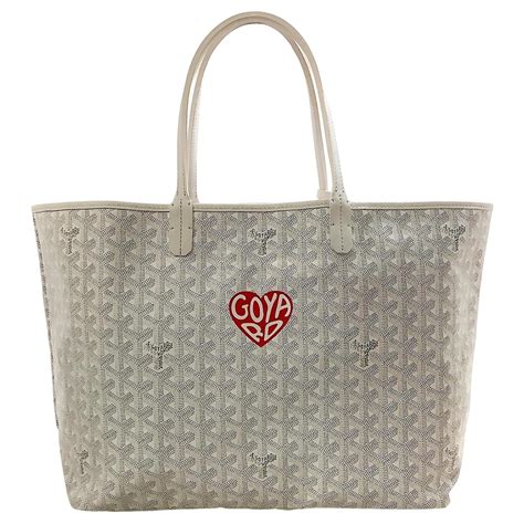 borsa goyard bianca|goyard bags.